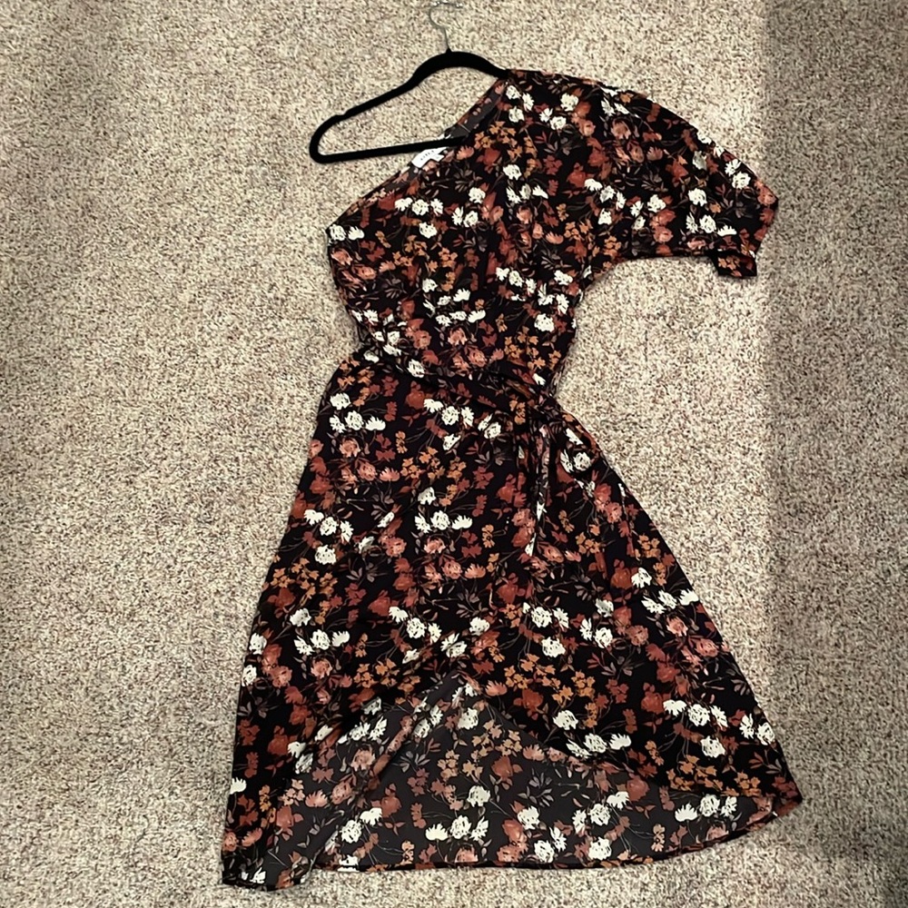 GILLI multicolored fall dress, Size Small